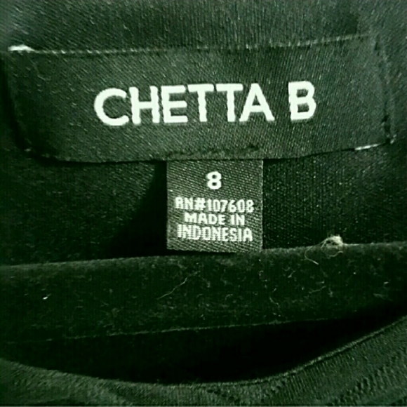 Chetta B 8 Wavy Ribbed Fit Flare Black (A) - Picture 8 of 8